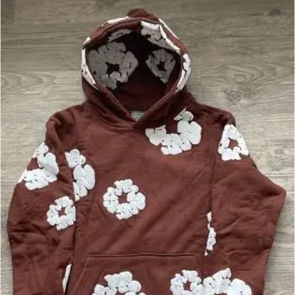 Brown Denim Tears hoodie